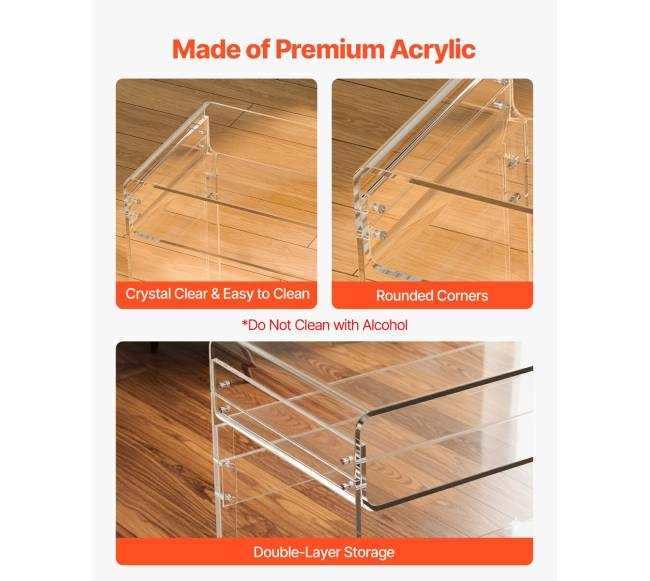 Akrilinis stalas su lentyna4