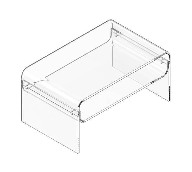 Akrilinis kavos staliukas su lentyna10