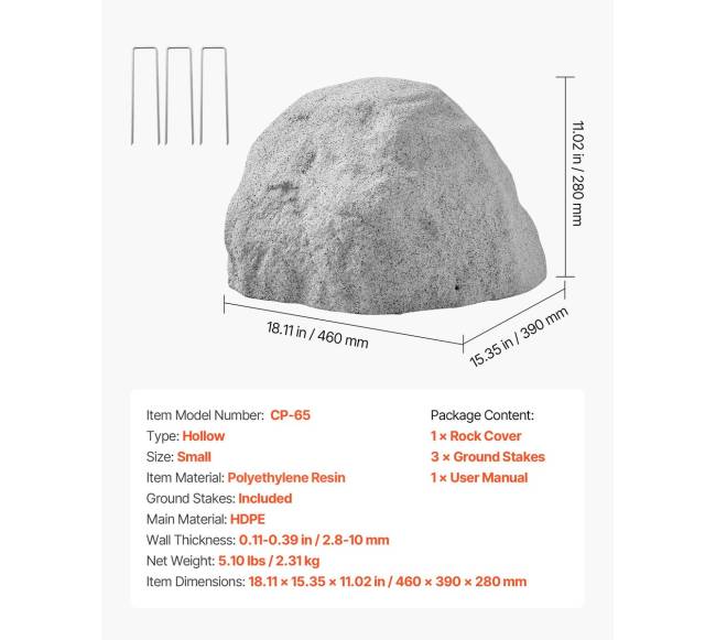 Dirbtinis akmeninis gręžinio siurblio dangtis6