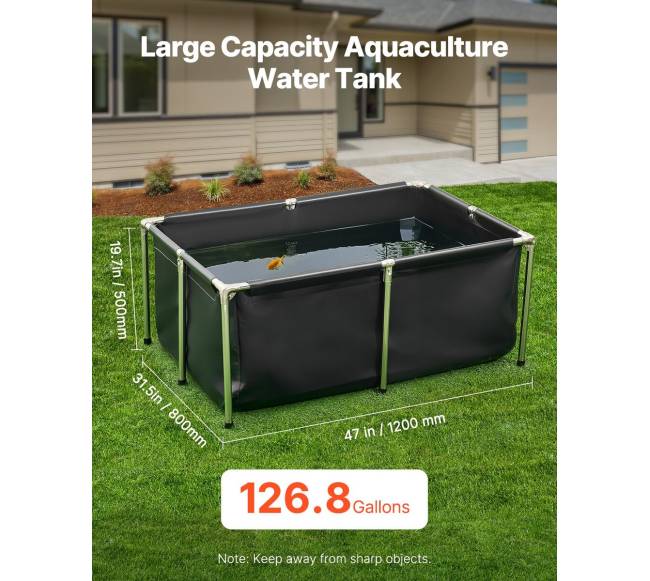 Drobinis tvenkinys žuvims, 480 L1