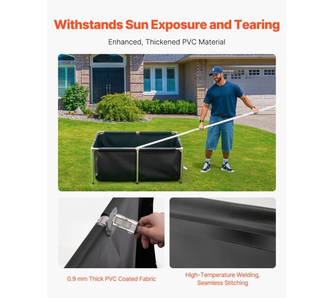 Drobinis tvenkinys žuvims, 480 L2