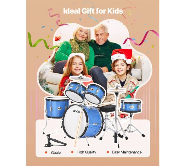 Vaikiškas būgnų rinkinys 5 dalių6