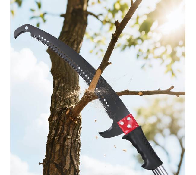 Rankinis teleskopinis medžių genėtuvas 118-809 cm plieninis ašmuo7