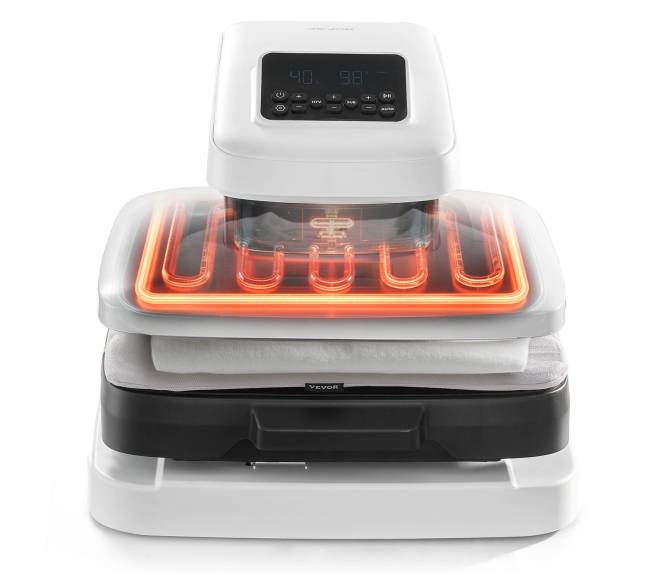 Automatinis šilumos presas drabužiams 38 x 38 cm0