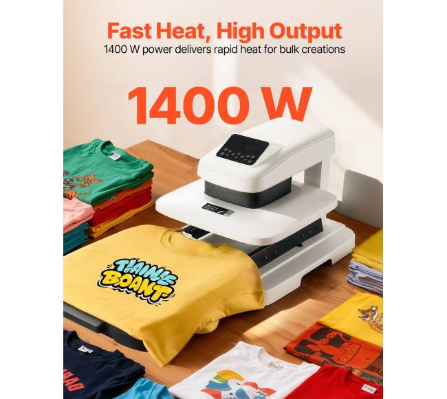 Automatinis šilumos presas drabužiams 38 x 38 cm5