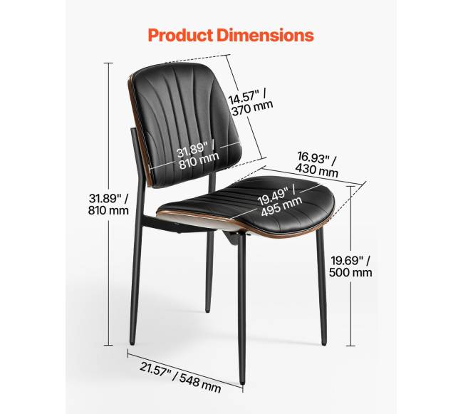 Modernios valgomojo kėdės 2 vnt.1