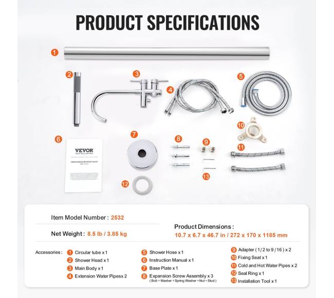 Laisvai stovintis vonios maišytuvas6