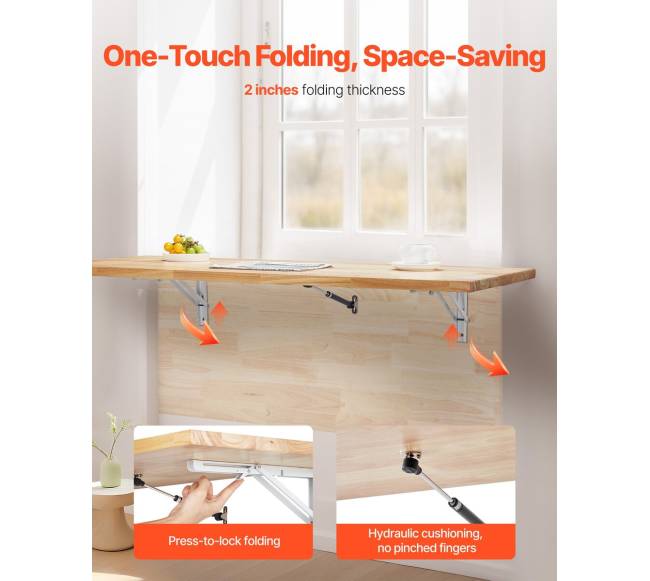 Prie sienos montuojamas sulankstomas stalas2