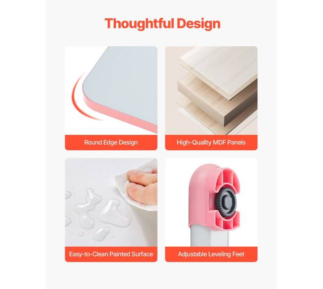 Vaikiškas reguliuojamas rašomasis stalas su kėde5