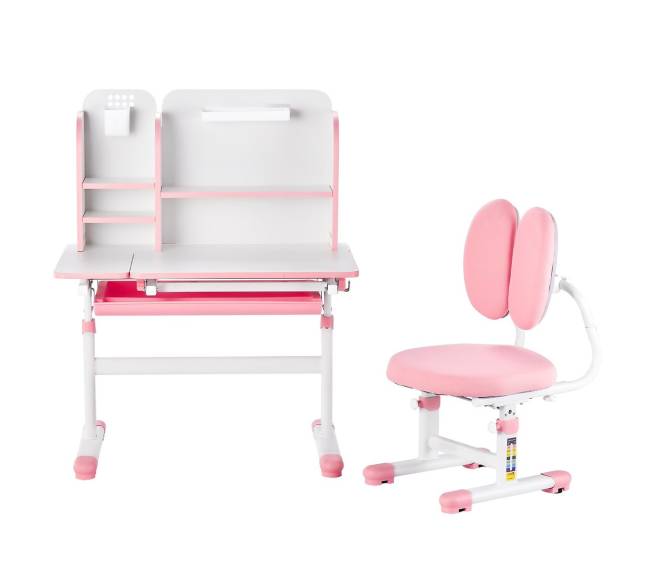Vaikiškas reguliuojamas rašomasis stalas su kėde8