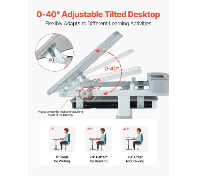 Vaikiškas stalas ir kėdė su lempa2