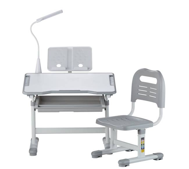 Vaikiškas stalas ir kėdė su lempa8