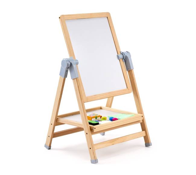 Dvipusis vaikų piešimo molbertas0