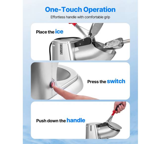 Komercinis ledo trupintuvas 100 kgval elektrinis3