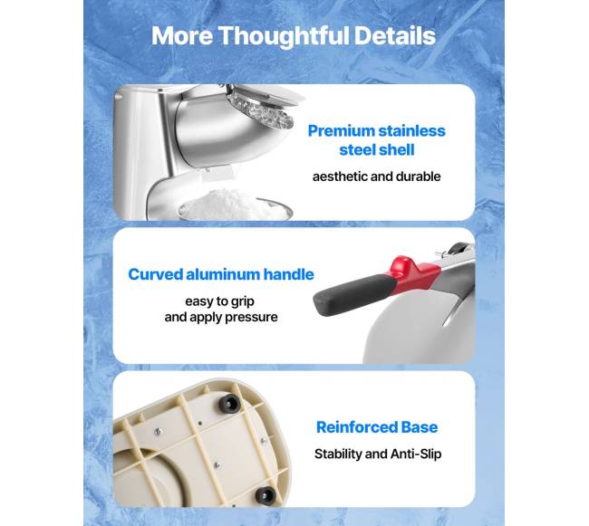 Komercinis ledo trupintuvas 100 kgval elektrinis5