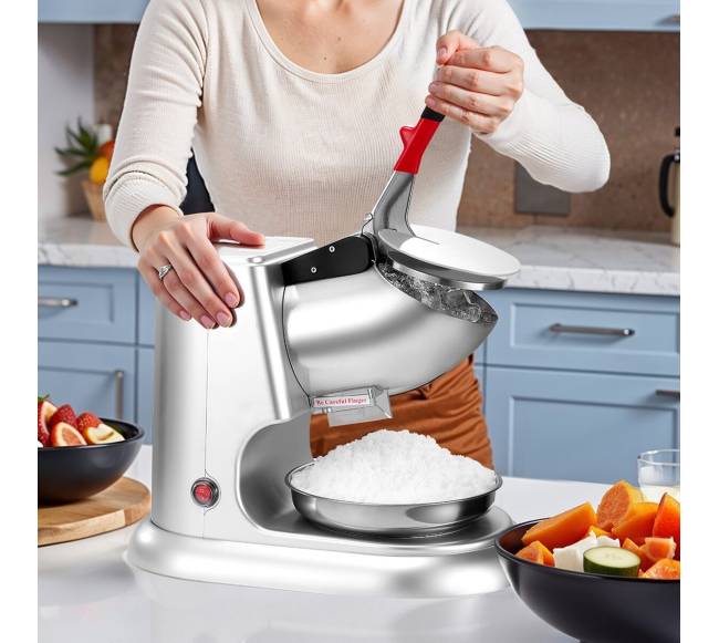 Komercinis ledo trupintuvas 100 kgval elektrinis7