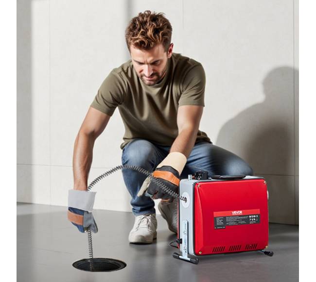 Vamzdžių valymo mašina, 390W 1400RPM elektrinė7