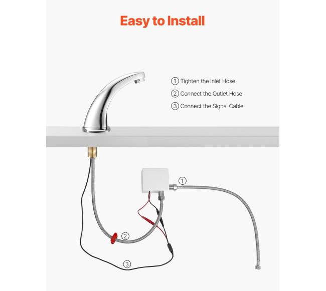Beprisilietis vonios maišytuvas su judesio jutikliu3
