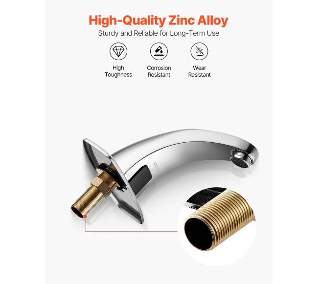 Beprisilietis vonios maišytuvas su judesio jutikliu5