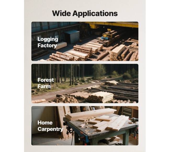 Reguliuojama grandininė medkirptė 5-15 cm pjūviui5