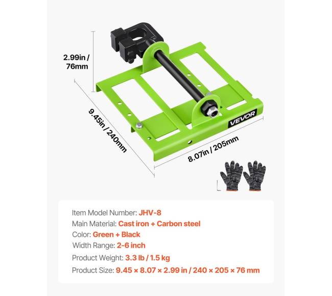Reguliuojama grandininė medkirptė 5-15 cm pjūviui6