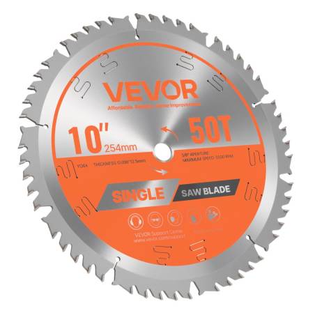 Diskinis pjovimo diskas medienai, 254 mm, 50 dantų0