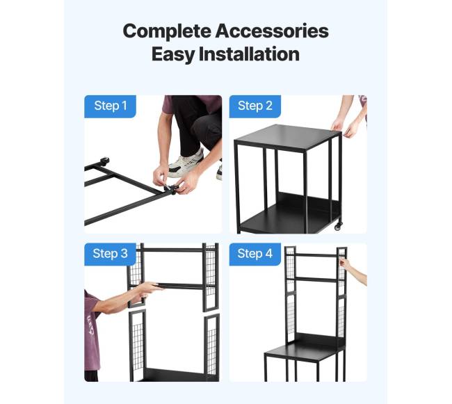 4 aukštų 3D spausdintuvo siūlų lentyna5