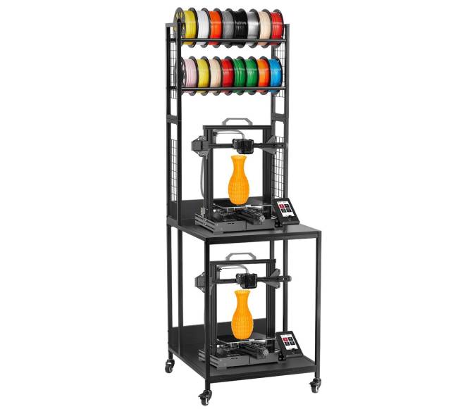 4 aukštų 3D spausdintuvo siūlų lentyna9