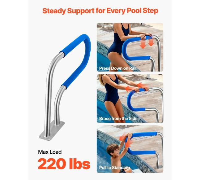 Baseino turėklas 78,8 x 55,8 cm, 100 kg apkrova1