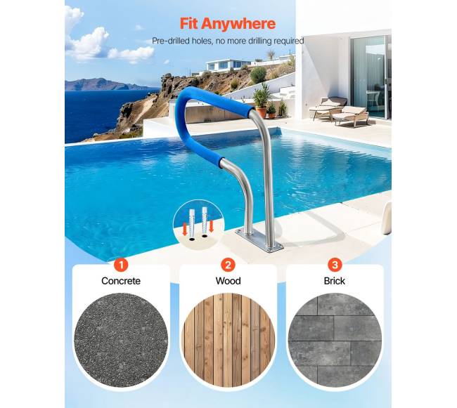 Baseino turėklas 78,8 x 55,8 cm, 100 kg apkrova5