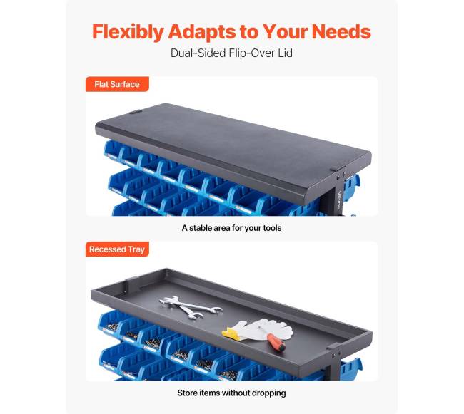 Dvipusė ritininė saugojimo lentyna su 68 dėžutėmis3