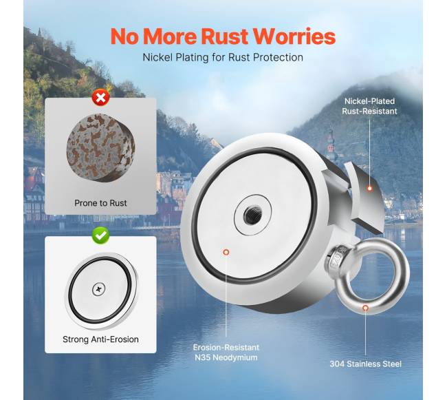 Magnetų rinkinys žvejybai dvipusiam naudojimui su virve3