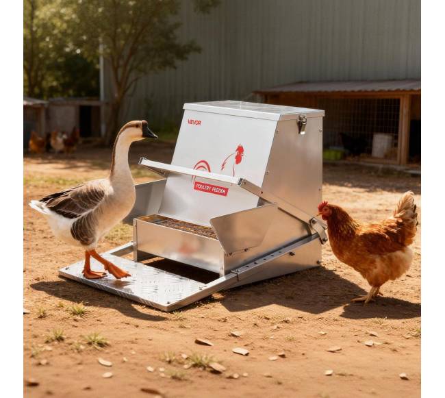 Automatinė vištų lesyklėlė su 18,14 kg talpa7