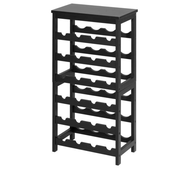 24 butelių išardoma vyno lentyna, 6 lygiai9