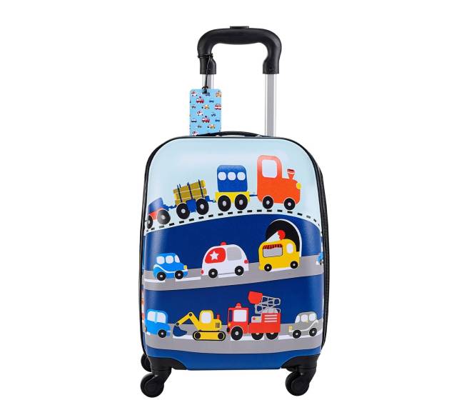 Vaikiška lagaminų rinkinys su kuprine ir pagalve8