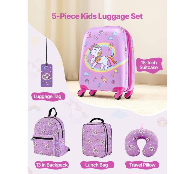 Vaikiškas lagaminas su ratukais ir rinkiniu1