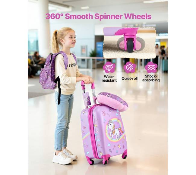 Vaikiškas lagaminas su ratukais ir rinkiniu3