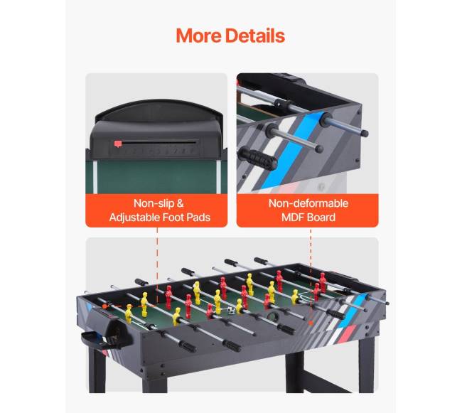 122 cm 4-in-1 stalo žaidimų komplektas2