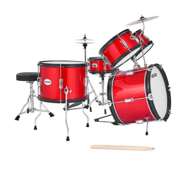 Vaikų būgnų komplektas su bosiniu būgnu 41 cm9