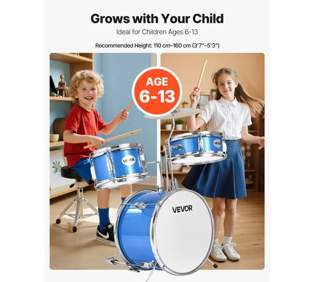 Vaikų 3 dalių būgnų rinkinys su 36 cm būgnu1
