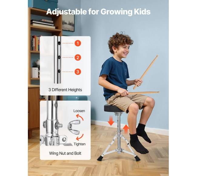 Vaikiškas būgnų rinkinys 3 dalių su būgnu5