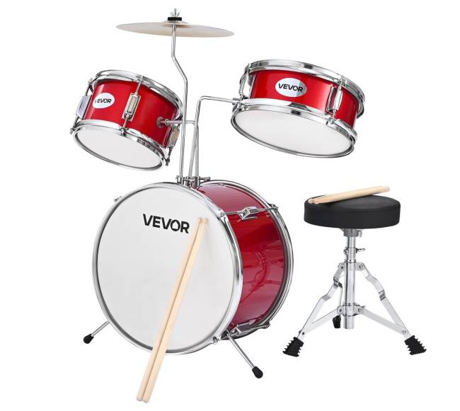 Vaikiškas būgnų rinkinys 3 dalių su būgnu8