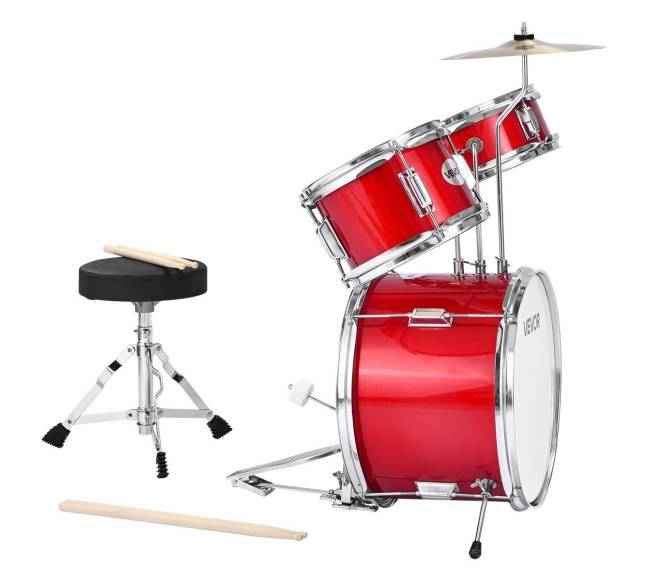 Vaikiškas būgnų rinkinys 3 dalių su būgnu9