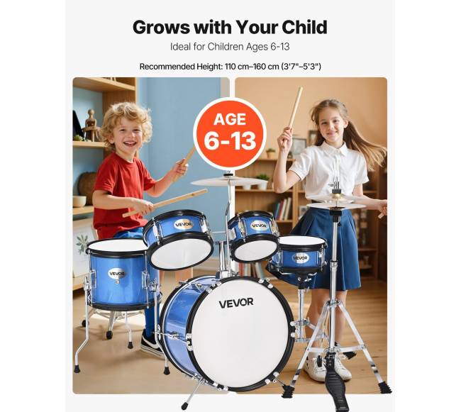 Vaikiška 5 dalių mušamųjų instrumentų rinkinys1