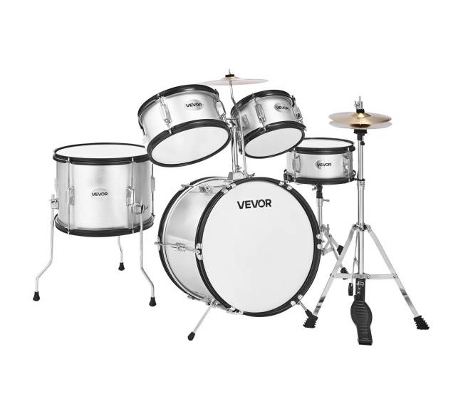 Vaikiškas 5 dalių būgnų rinkinys su 41 cm būgno0