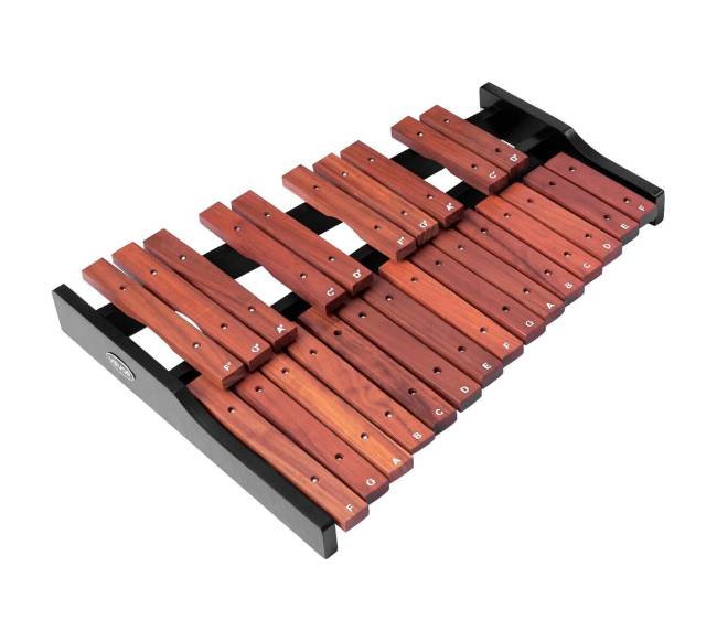 25 natų medinis glockenspielis su deklaji0