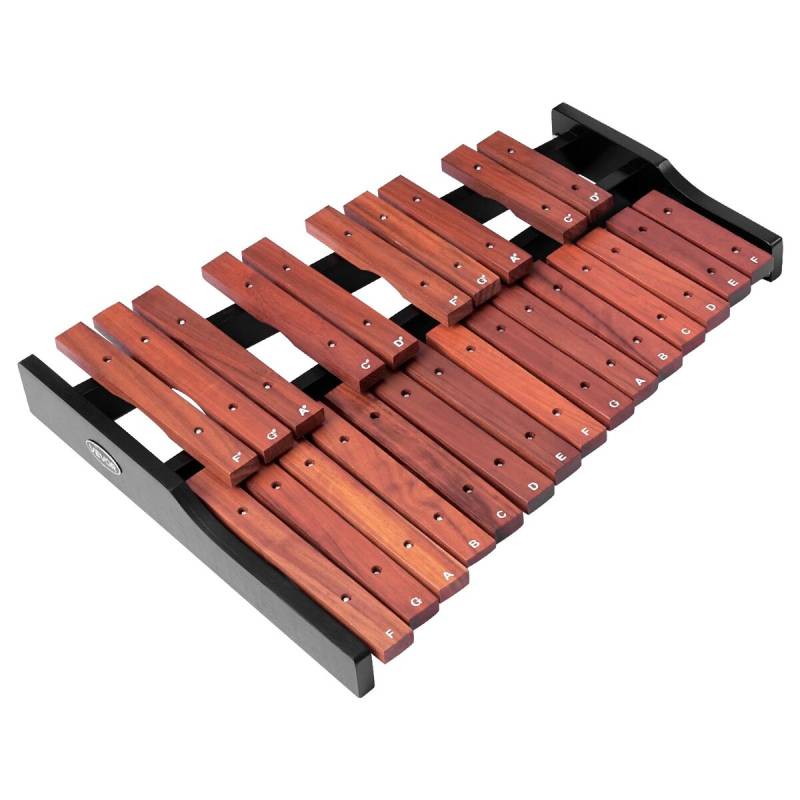 25 natų medinis glockenspielis su deklaji0