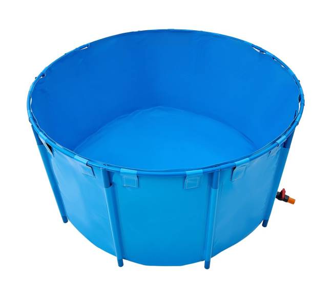 Sulankstomas apvalus žuvų tvenkinys8