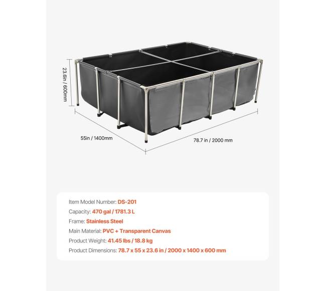 Drobės žuvų tvenkinys, 1781 l, stačiakampis6