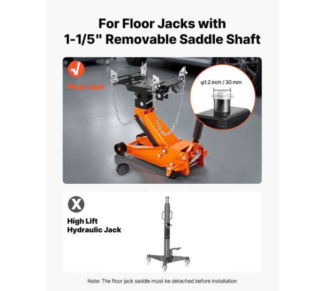 Pavarų dėžės keltuvo adapteris, 500 kg talpa1